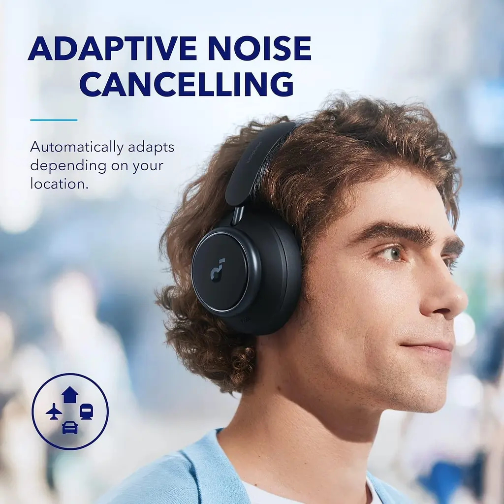 Наушники Anker SoundСore Space Q45 Black (A3040G11) - фото 2