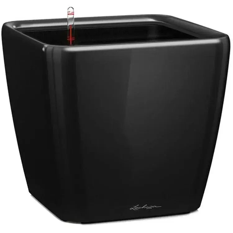 Вазон Lechuza Quadro Premium LS 28 чорний (16149)