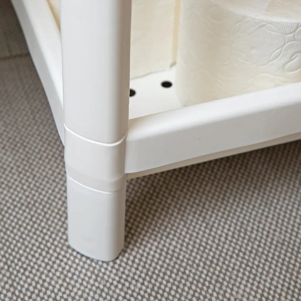 Етажерка трьохрівнева MVM, біла (FH-22/3 WHITE) - фото 4