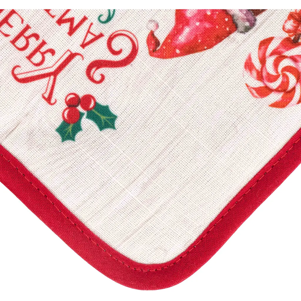 Прихватка Ardesto Christmas Gingerbread червона (ART04HG) - фото 3