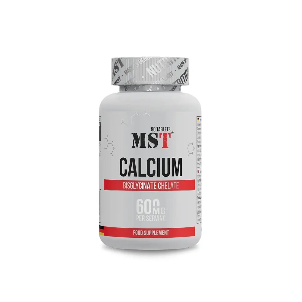 Кальцій хелат MST Nutrition Calcium Chelate, 90 таблеток для підтримки здоров'я кісток та зубів
