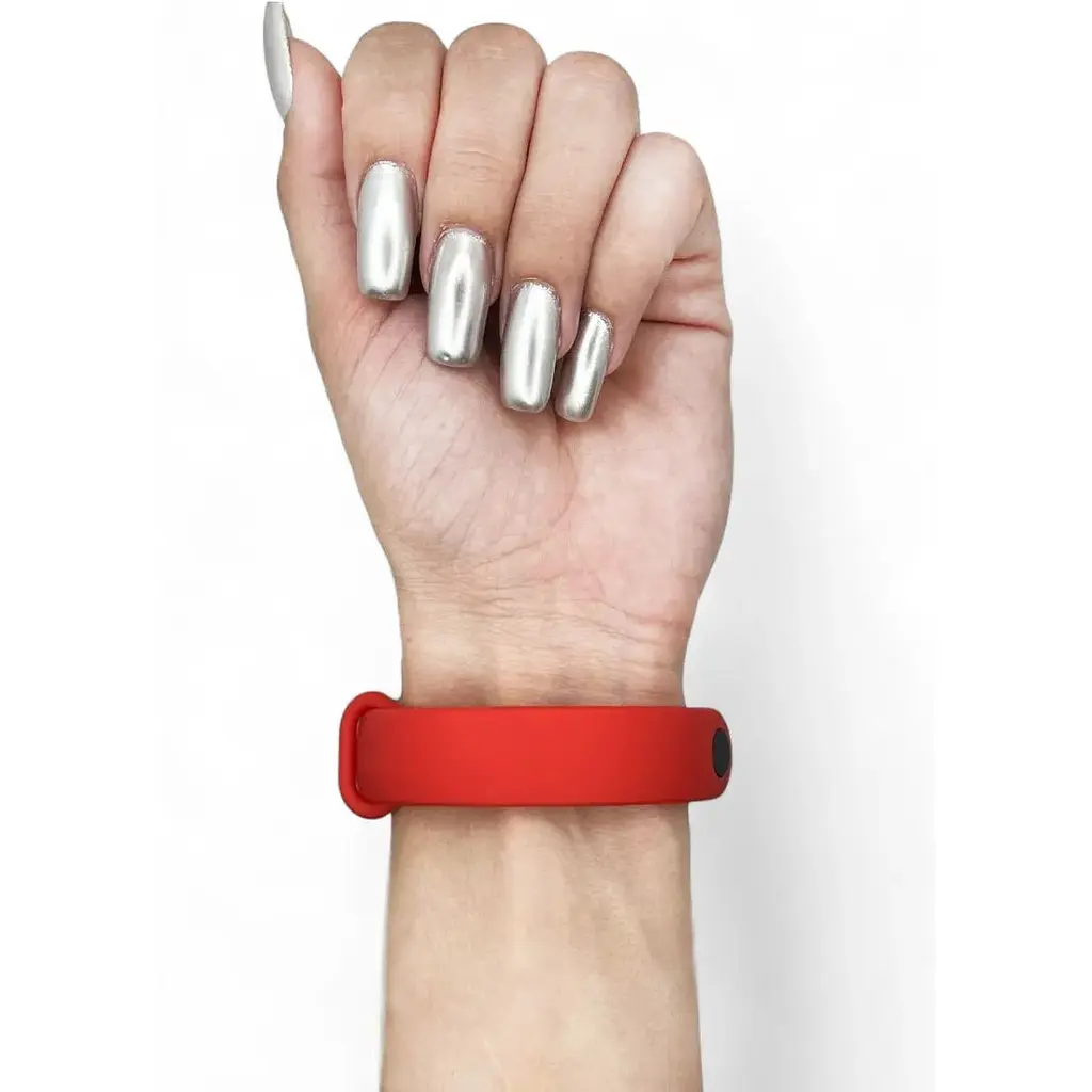 Силиконовый ремешок BeCover для Xiaomi Mi Smart Band 9 Red (711954) - фото 4