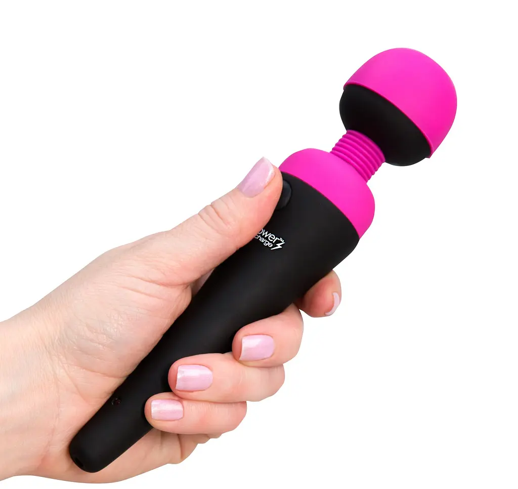 Вібромасажер PalmPower Recharge Pink, перезаряджуваний, гнучка головка, тревел-замок - фото 6