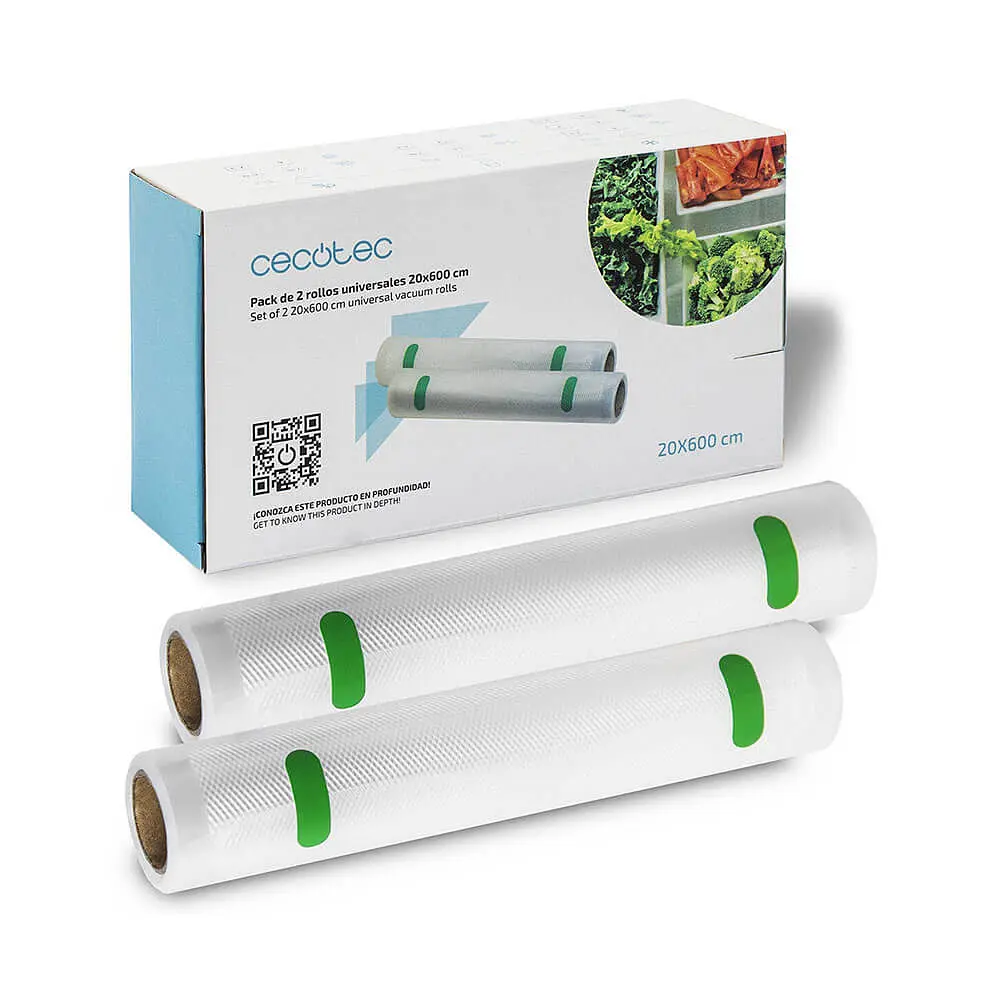 Плівка для вакуумного пакувальника CECOTEC 20 x 600 (2 рулона) - фото 2