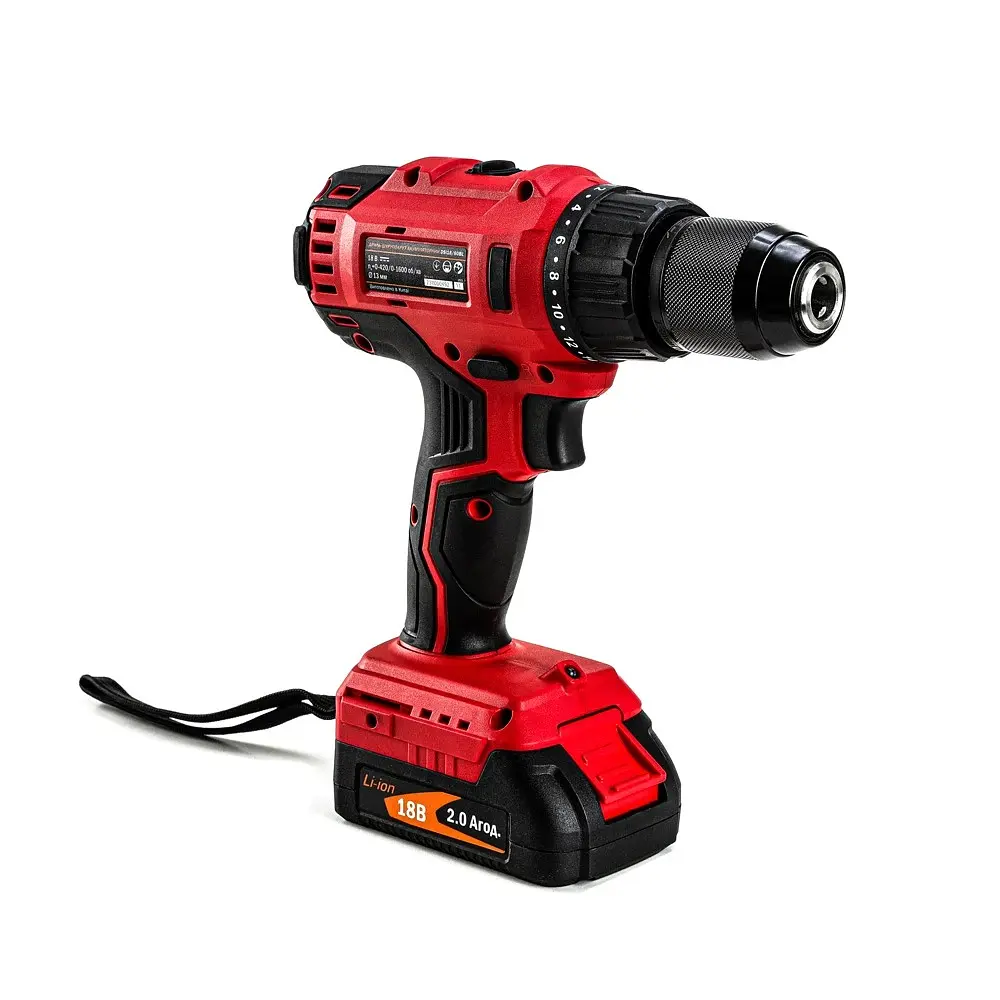 Шурупокрут акумуляторний з ударом GTM DSI18/60BL (60 Нм, 1.5-13 мм, BL, 18 В) - фото 4