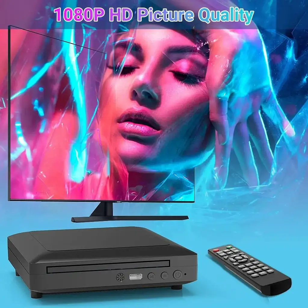 DVD плеєр Tojock Mini Multimedia Player DVP-508 Програвач DVD дисків для телевізора з кабелями HDMI AV - фото 5