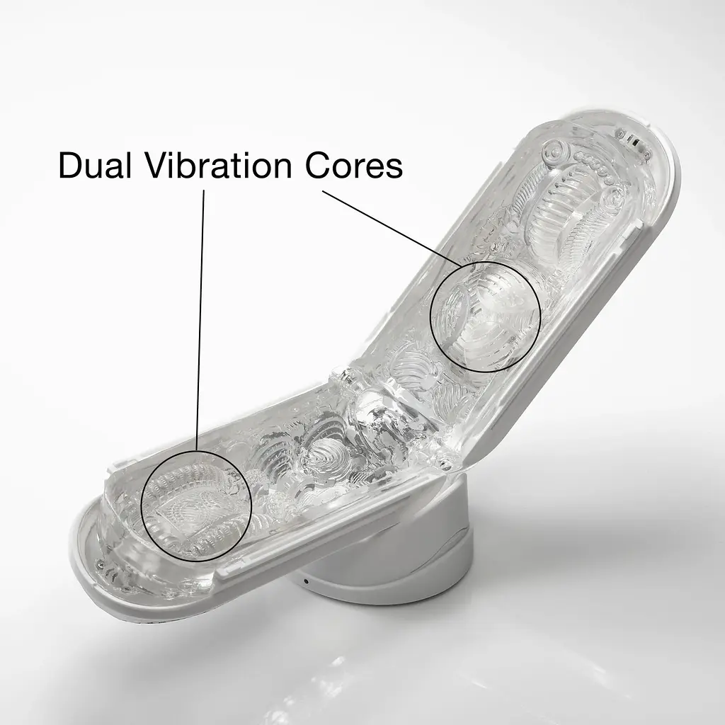 Мастурбатор Tenga Flip Zero Gravity Electronic Vibration White - фото 6