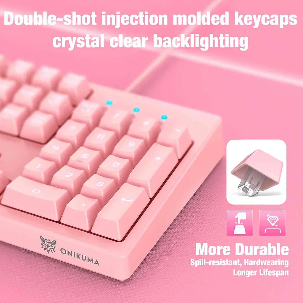Набір Gaming Combo 2-in1 ONIKUMA G25 + CW905 (набір клавіатура + миша ENG розкладка) - фото 3
