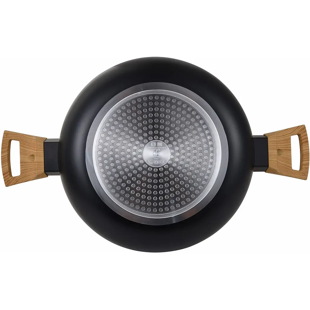 Сотейник с крышкой Bergner Earth Black 28 см (BG-32038-BK) - фото 4