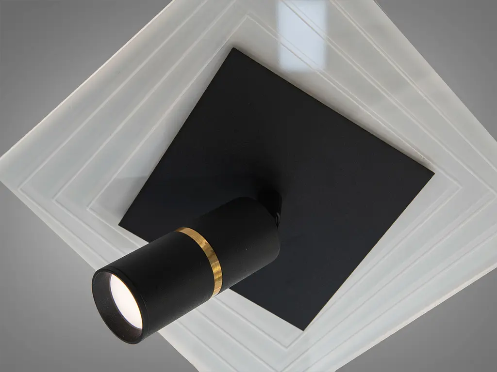 Стельова LED люстра Diasha 5535WH+BK dimmer від 12 до 18 кв.м. - фото 5