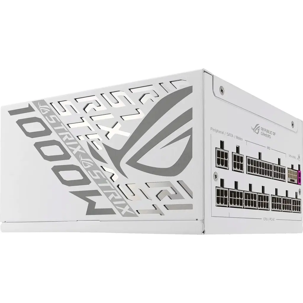 Блок живлення Asus ROG STRIX 1000W Platinum White Edition (90YE00W4-B0NA00) [141265] - фото 7