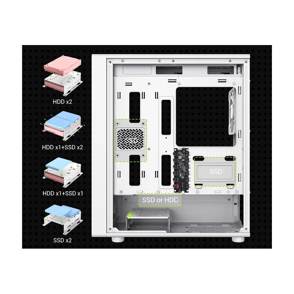 Корпус для ПК Gamemax AERIS 330 MW - фото 2