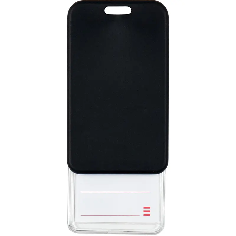 Бейдж-чохол Axent SoftTouch матовий чорний 4550V (54x85мм) упаковка 5 шт. (4550V-01-A) - фото 3