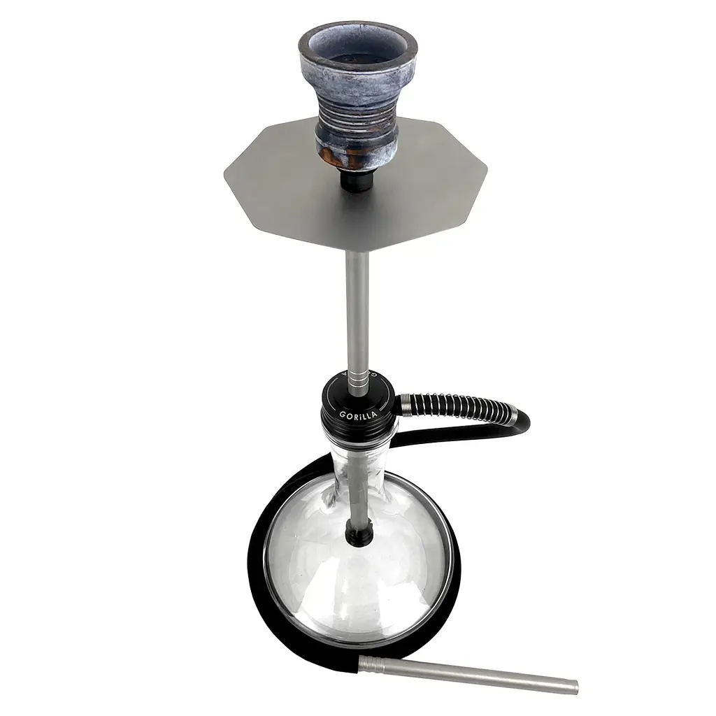 Кальян GORILLA 2.0 Black Craft Clear - фото 3