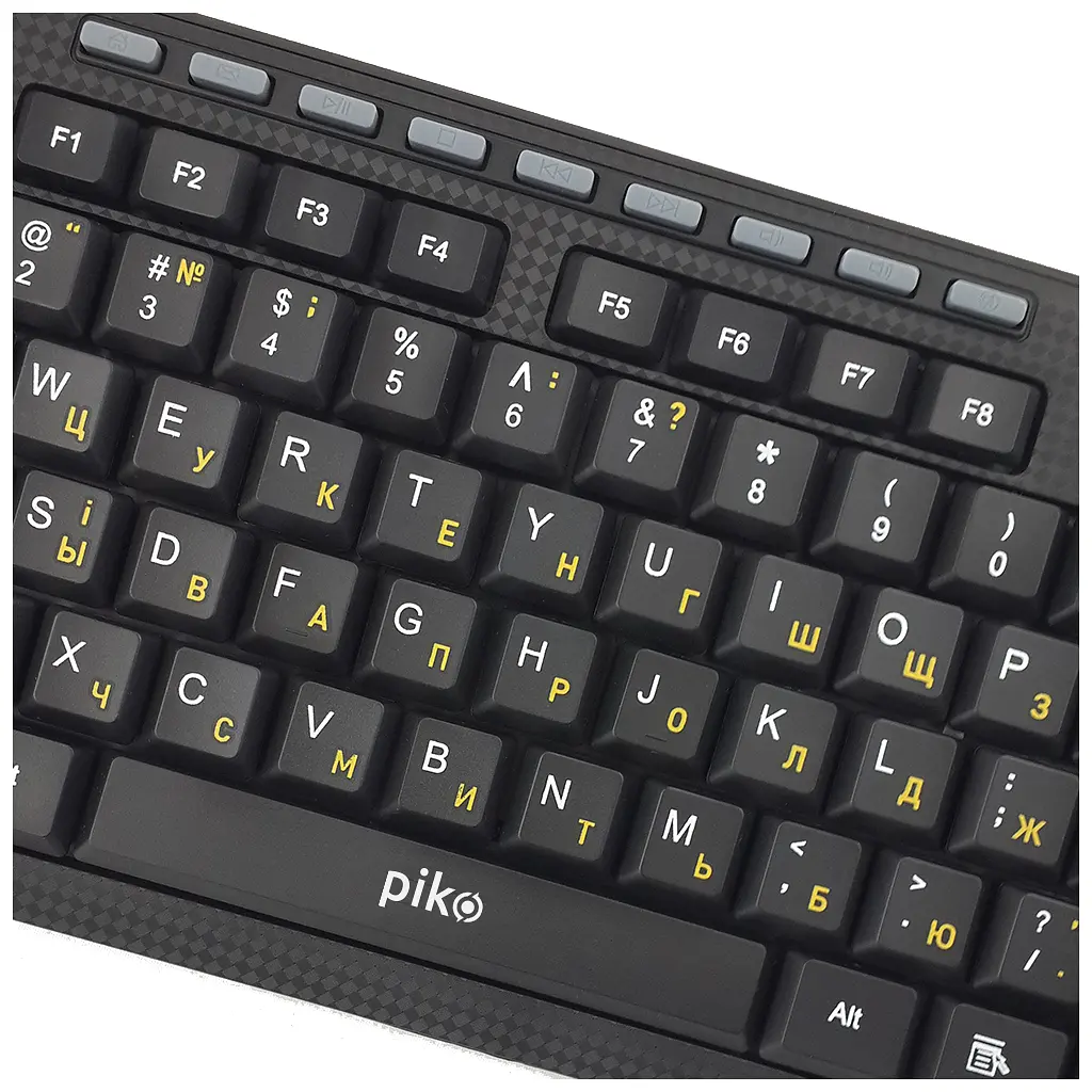 Клавіатура Piko KB-108 USB Black (1283126467103) - фото 2