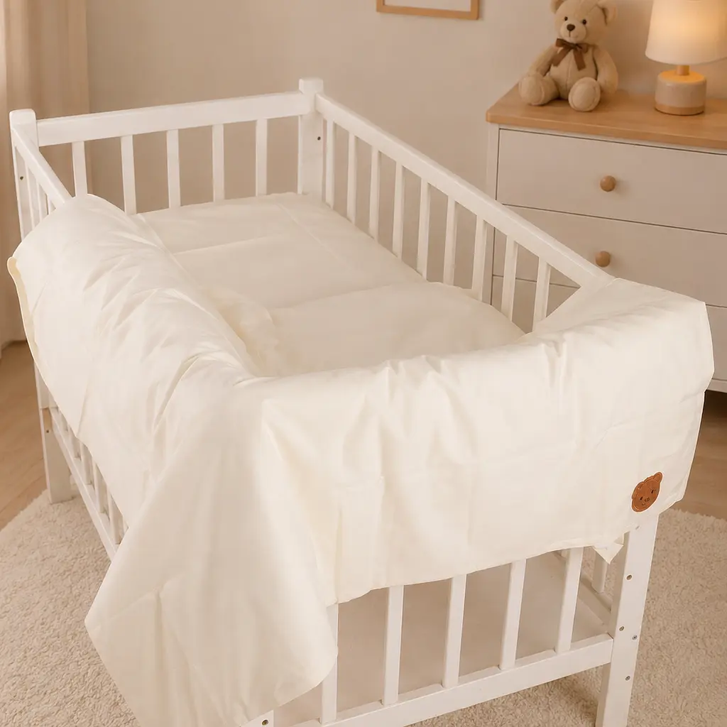 Дитяча постільна білизна MIRSON BABY Poplin Edition Teddy Bear Milky White 110х160см (2200013085942) - фото 9