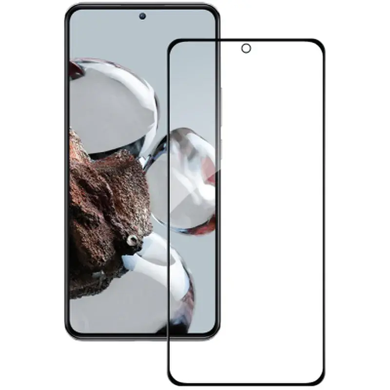Скло захисне ACCLAB Full Glue Xiaomi 12T/12T Pro Black (1283126546402) - фото 2