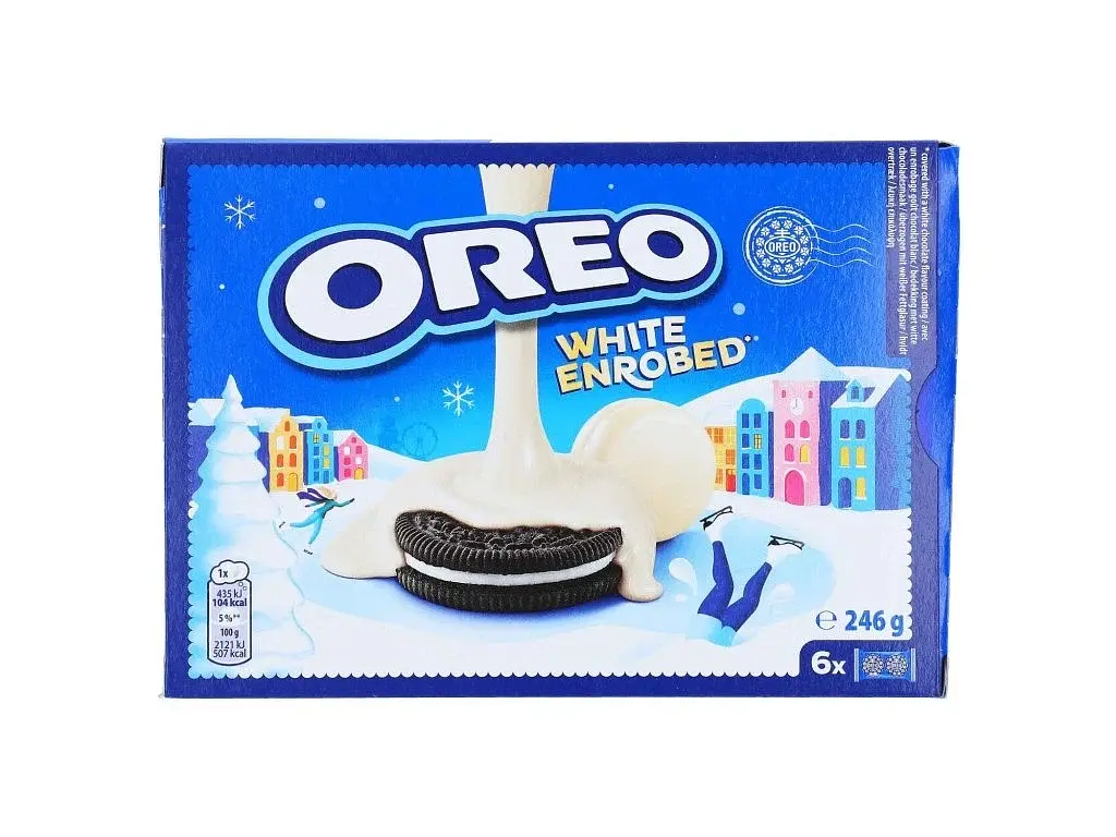 Печиво Oreo 6 White Enrobed 246 г