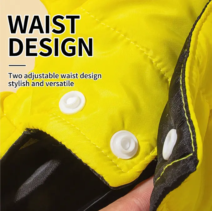 Комбінезон для собак та котів EcoToys Yellow M жовтий A: 27 см B: 34 см C: 28 см 6926 - фото 9