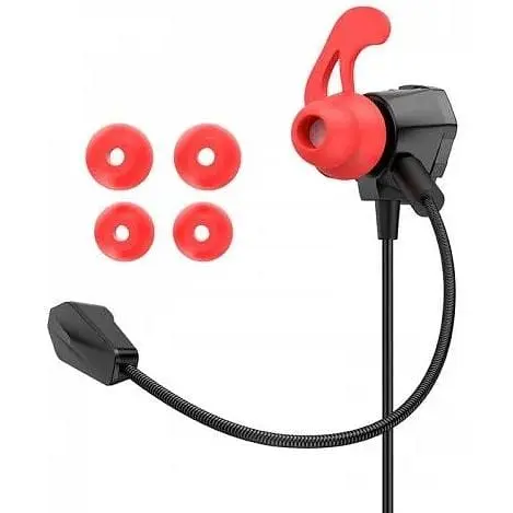 Навушники Hoco Sharp wire control gaming earphones with microphone M105 чорні 6931474789792 - фото 6
