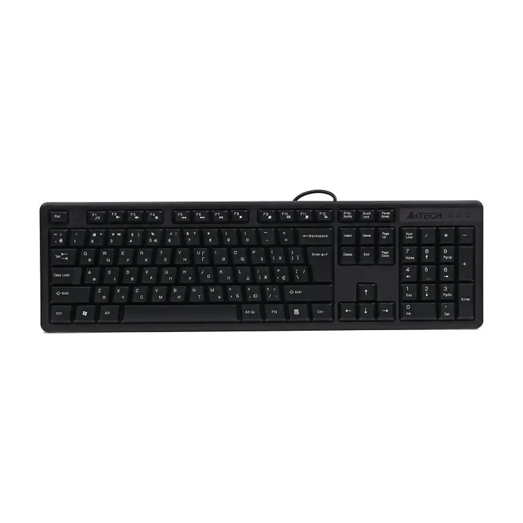 Клавіатура A4Tech KKS-3 USB Black (4711421985864)