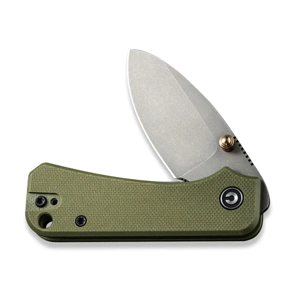 Ніж Civivi Baby Banter Stonewash Olive G10 (C19068S-5) - фото 4