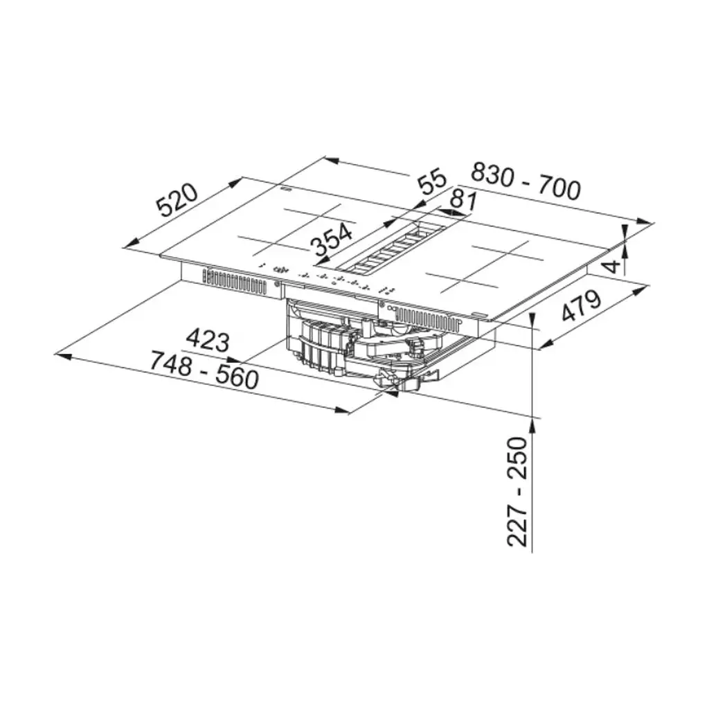 Варочна поверхня Franke Smart 2Gether FSM 7072 4RC HI (340.0731.892) - фото 7