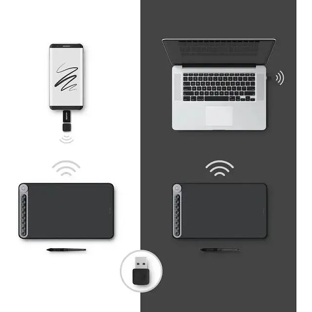 Графічний планшет Huion Inspiroy Dial Q620M [65888] - фото 8