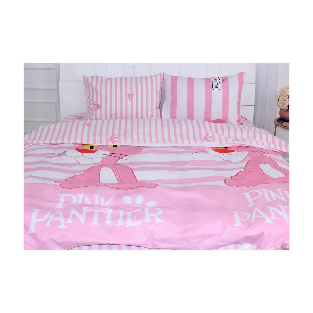 Постільна білизна MirSon Бязь Premium 17-0110 Pink Pantere 160х220 (2200001608610) - фото 2