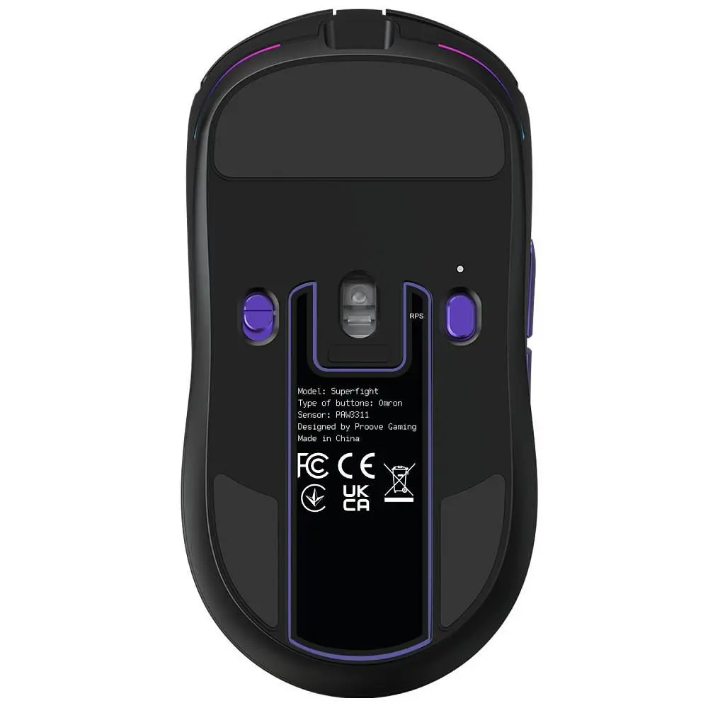 Миша Proove Gaming Superfight Wired Black/Purple (GMSW00102001) - фото 5