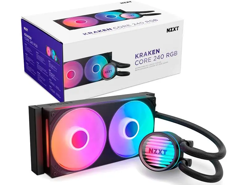 Водяне охолодження NZXT Kraken Core 240 Black (RL-KR24C-B1) - фото 2