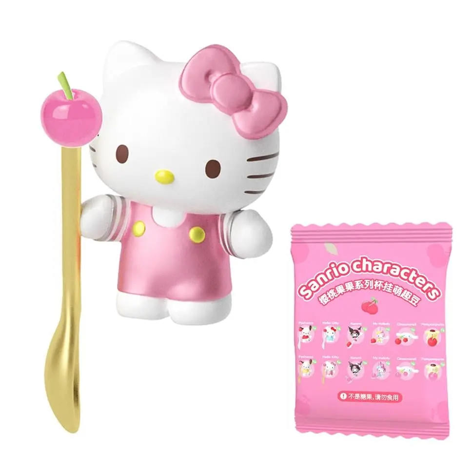 Фігурка-сюрприз Pop Top Hello Kitty Друзі вишеньки на кліпсі 3 см (IF-174-F-424)