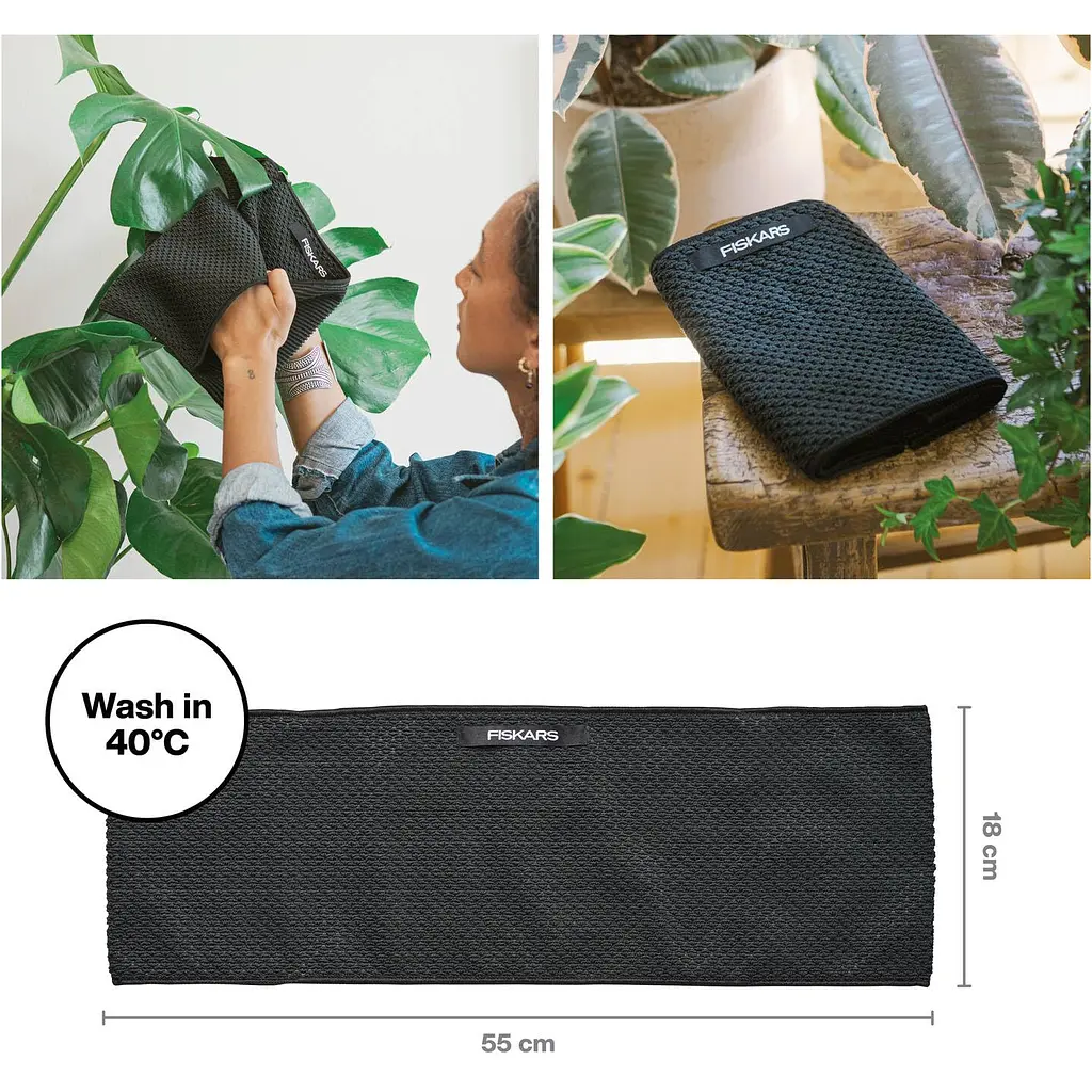 Серветка Fiskars Plant Care для догляду за кімнатними рослинами (1075318) - фото 3