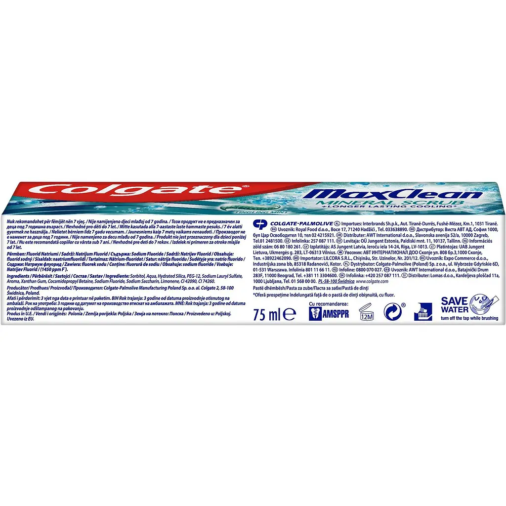 Зубная паста Colgate Max Clean Mineral Scrub 75 мл - фото 5