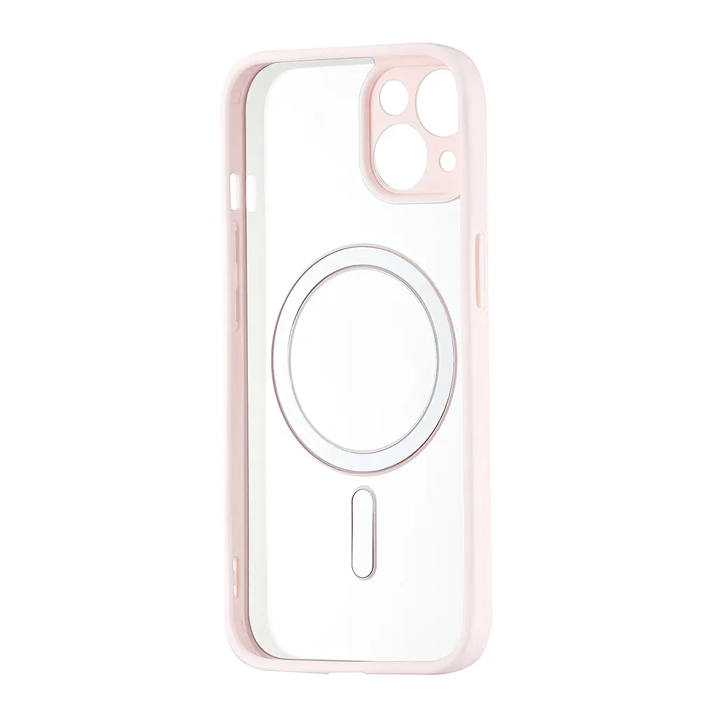 Чохол Color Edge with MagSafe (Protected Camera) iPhone 14 Pink - фото 3