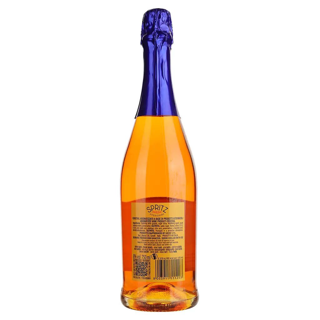 Напиток игристый винный Arione Spritz сладкий 0.75 л - фото 2
