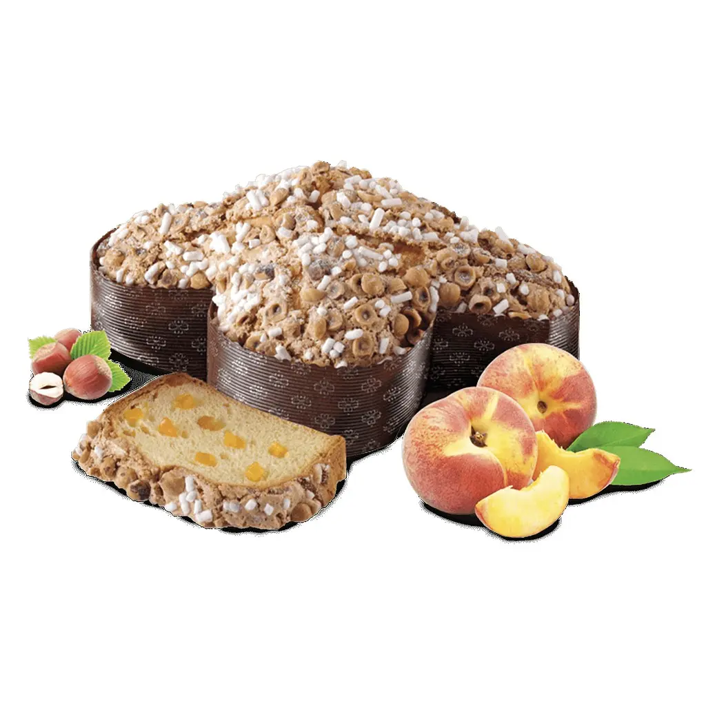 Кекс Loison Colomba Pesca e Nocciole 750 г                                                                                                                                                                - фото 2