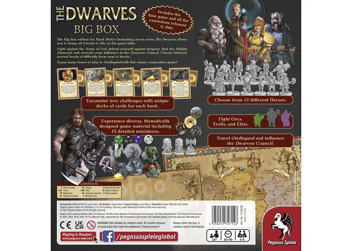 Настільна гра Pegasus Spiele Гноми: Велика коробка (The Dwarves Big Box) (англ.) (PS152) - фото 3