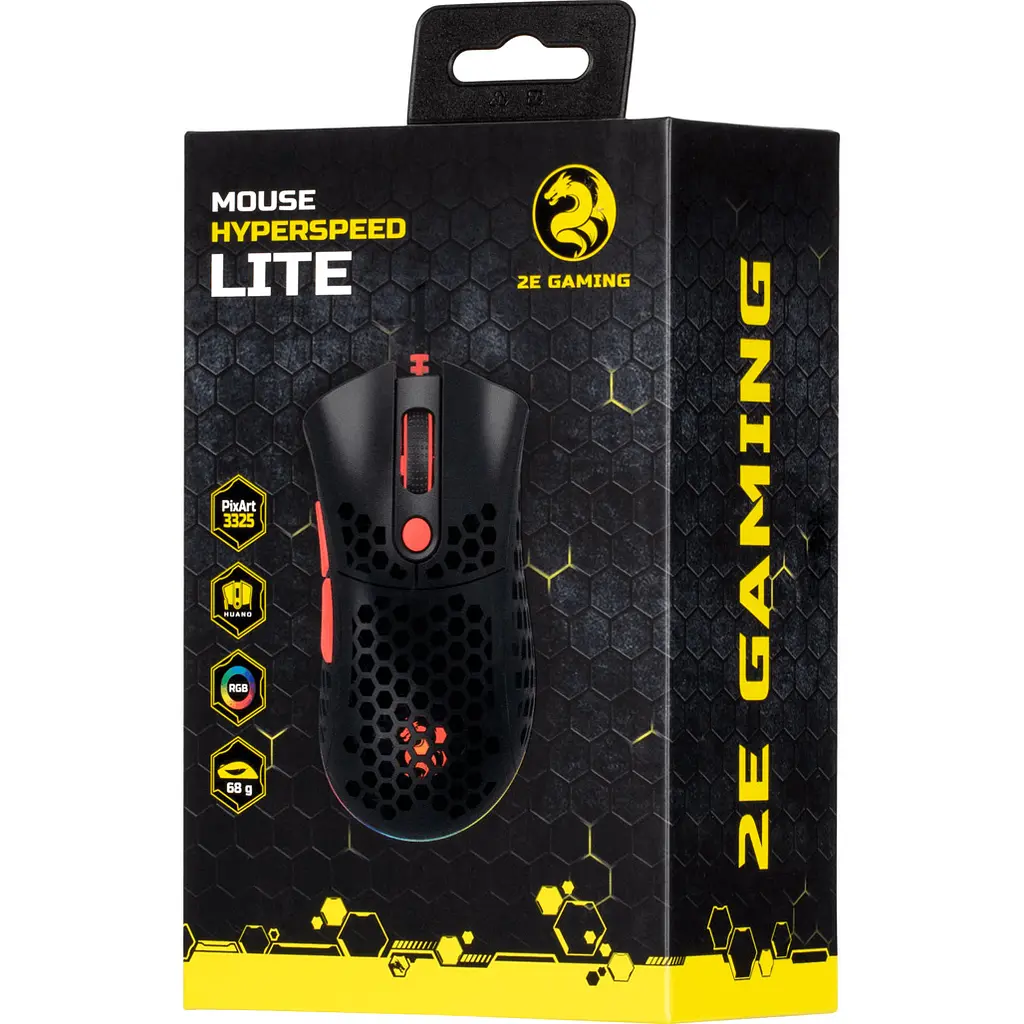 Миша 2E Gaming HyperSpeed Lite Black [2E-MGHSL-BK] [109058] - фото 6