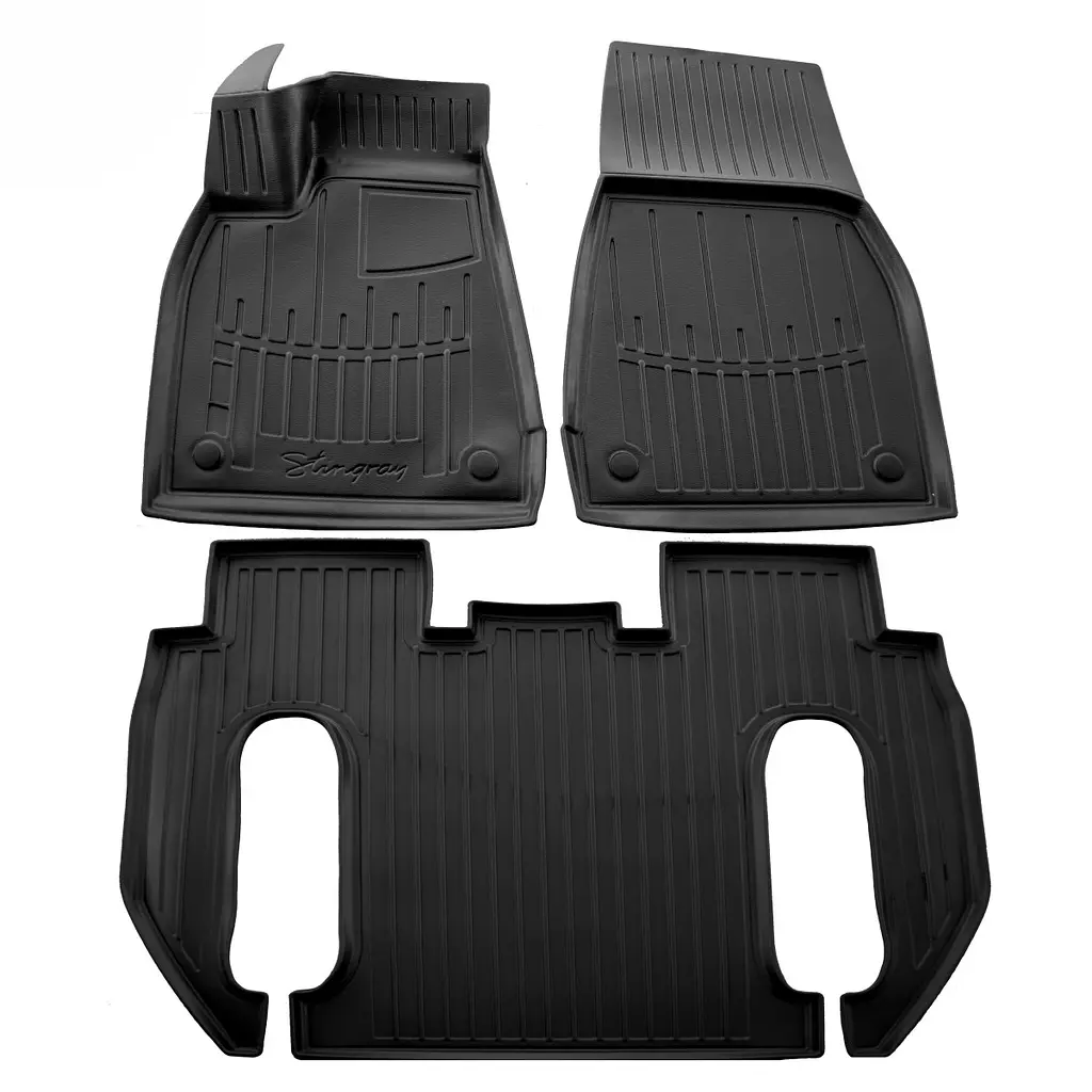 Комплект 3D килимків в салон Tesla Model X (6 Seats) (2015-...) Тесла