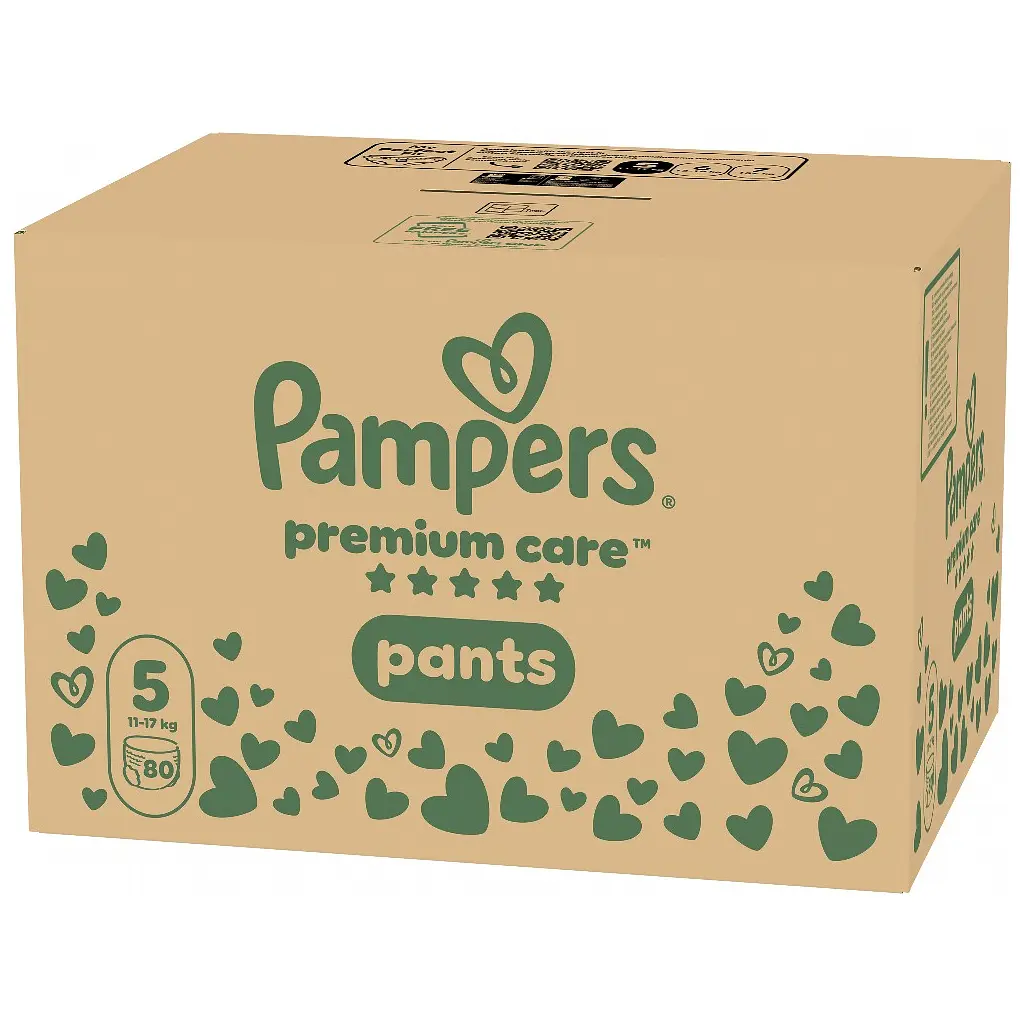 Підгузки Pampers Premium Care Pants Розмір 5 (11-17 кг) 80 шт (8006530320153) - фото 2