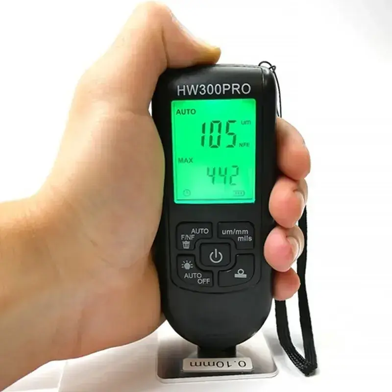 Товщиномір фарби Nectronix HW300pro для авто в діапазоні 0-2000 мкм чорний - фото 3