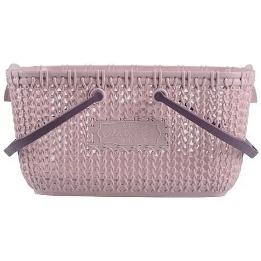 Кошик Violet House Виолетта Pink Powder з кришкою 5 л (1010 Виолетта PINK POWDER с/к 5 л) - фото 3