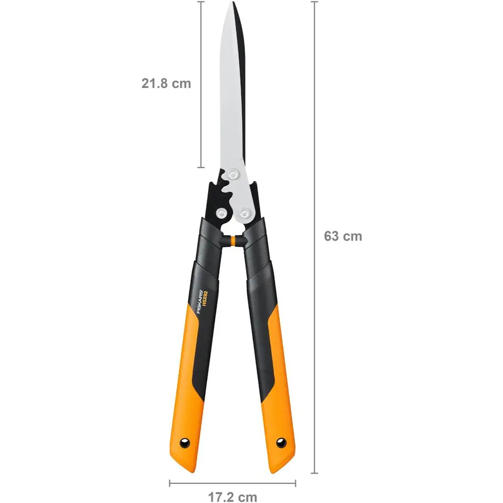 Ножиці для живої огорожі Fiskars PowerGear X HSX92 (1023631) - фото 2