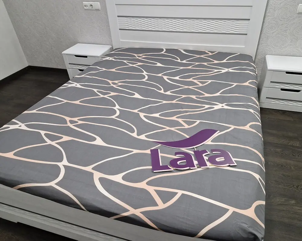 Простирадло на резинці LARA бязь dp11359 160х200х25 - фото 2