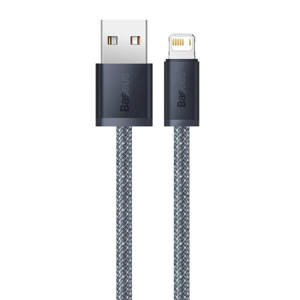 Кабель Baseus Dynamic Series Fast Charging Data Cable USB to iP 2.4 A 2 m Grey (CALD000516) - фото 3