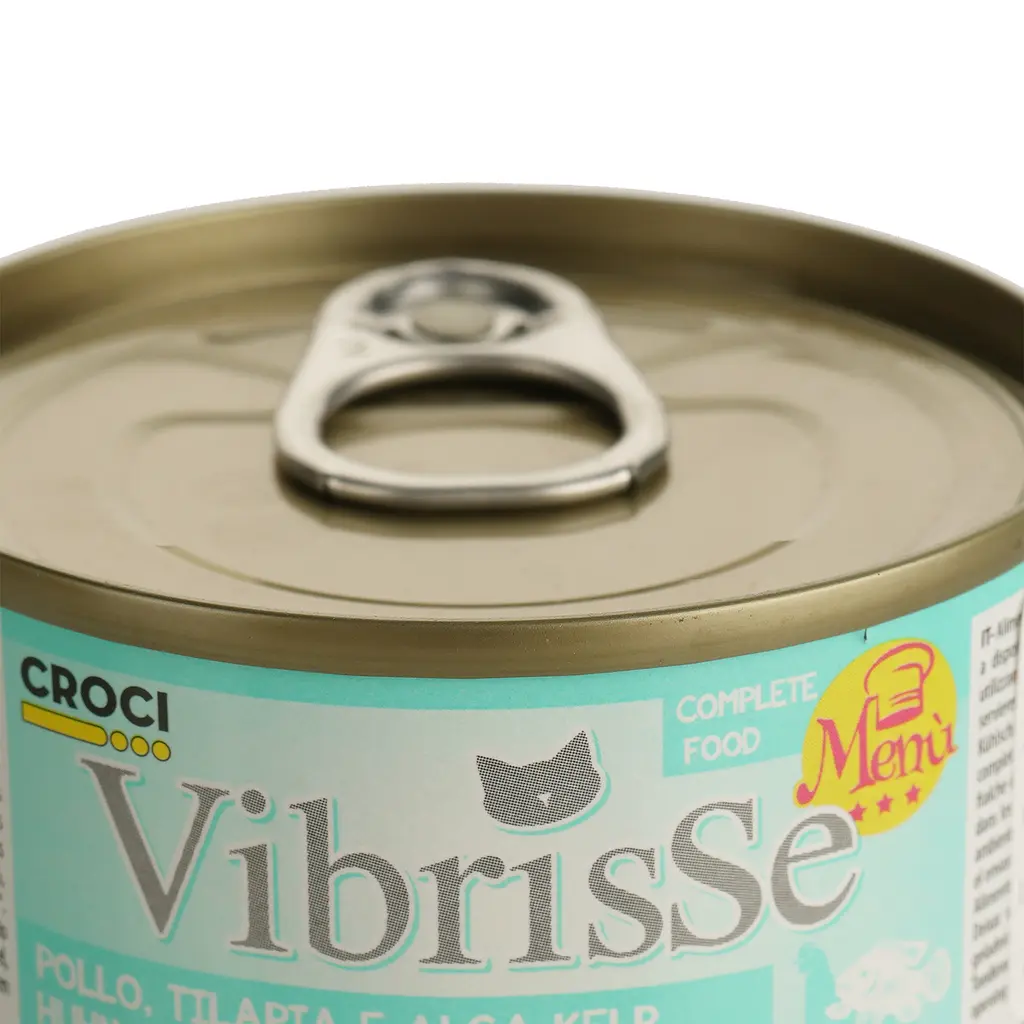 Вологий корм для котів Vibrіse Menu курка з талапією в соусі з водоростей 70 г (C1018077) - фото 3
