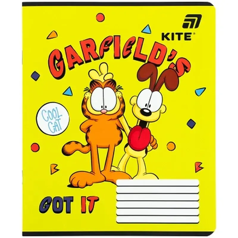 Зошит Kite Garfield, 12 аркушів, лінія (GF26-234) - фото 7