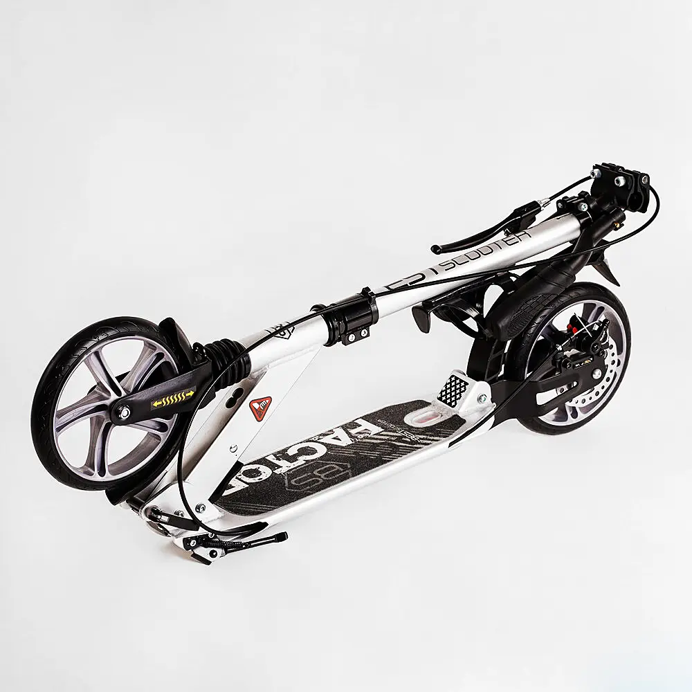 Самокат Best Scooter 80-105х46.5х13.6 см Срібний 000248242 - фото 6