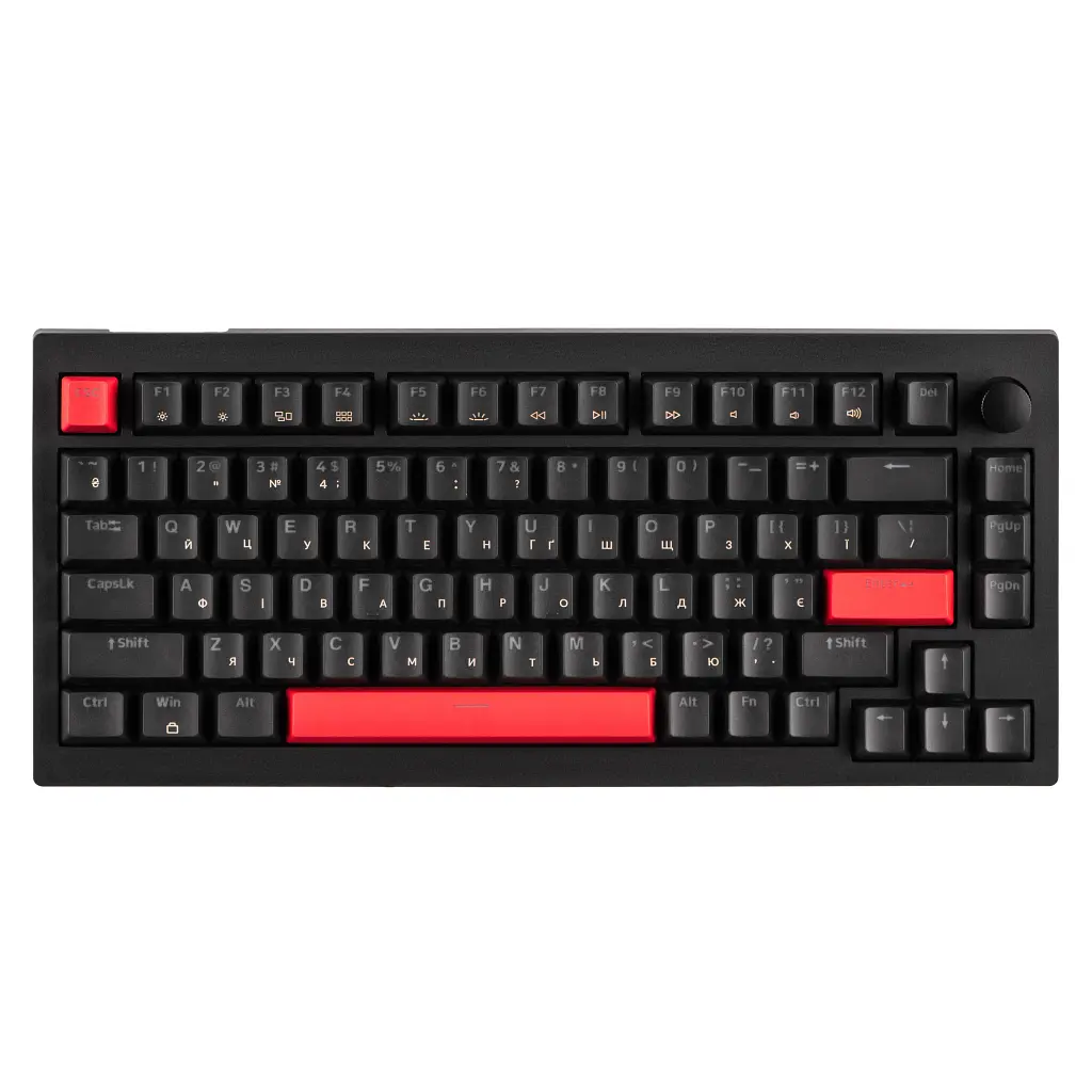Клавиатура Lemokey Keychron X4 Brown Red LED USB Black (X4-A3-UA) - фото 4